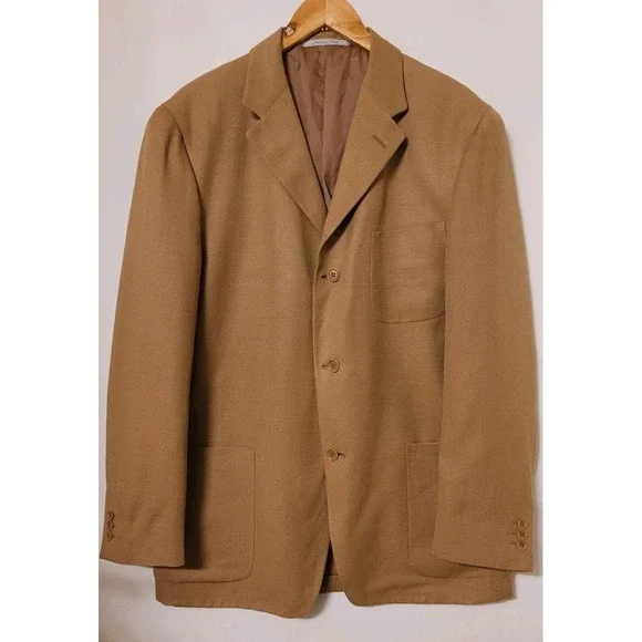 Ermenegildo Zegna Men's 54(46) Blazer Linen Silk Sport Coat Saks Fifth Avenue - Picture 1 of 9